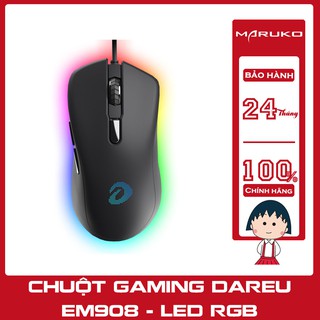 Chuột Gaming DAREU EM908 (LED RGB, BRAVO sensor)