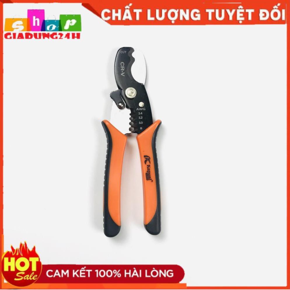 Kìm tuốt và cắt dây điện đa năng  KAPUSI 8'' K-9103 JAPAN (Chính Hãng) Hàng nội địa Nhật-gIADUNG24H