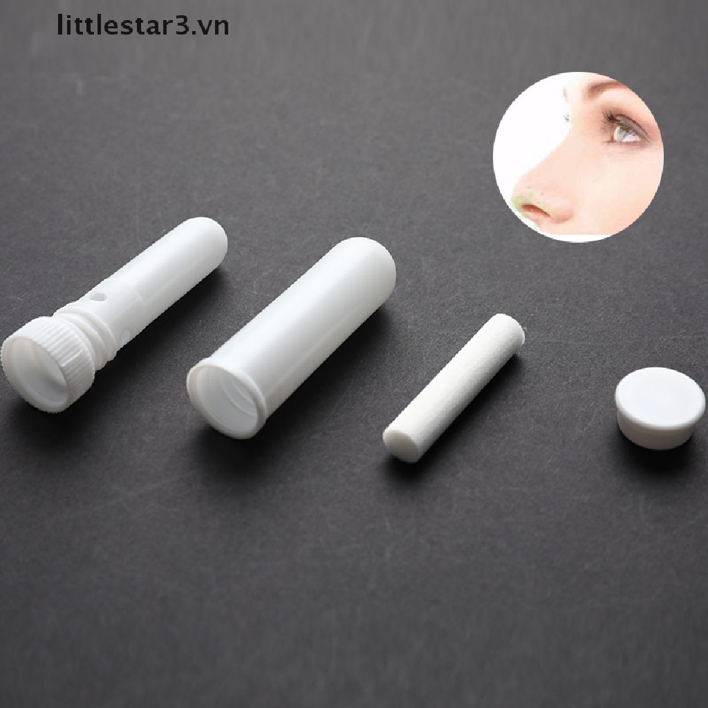 Set 10 Lọ Tinh Dầu Thơm Màu Trắng Tiện Dụng Cho Mũi