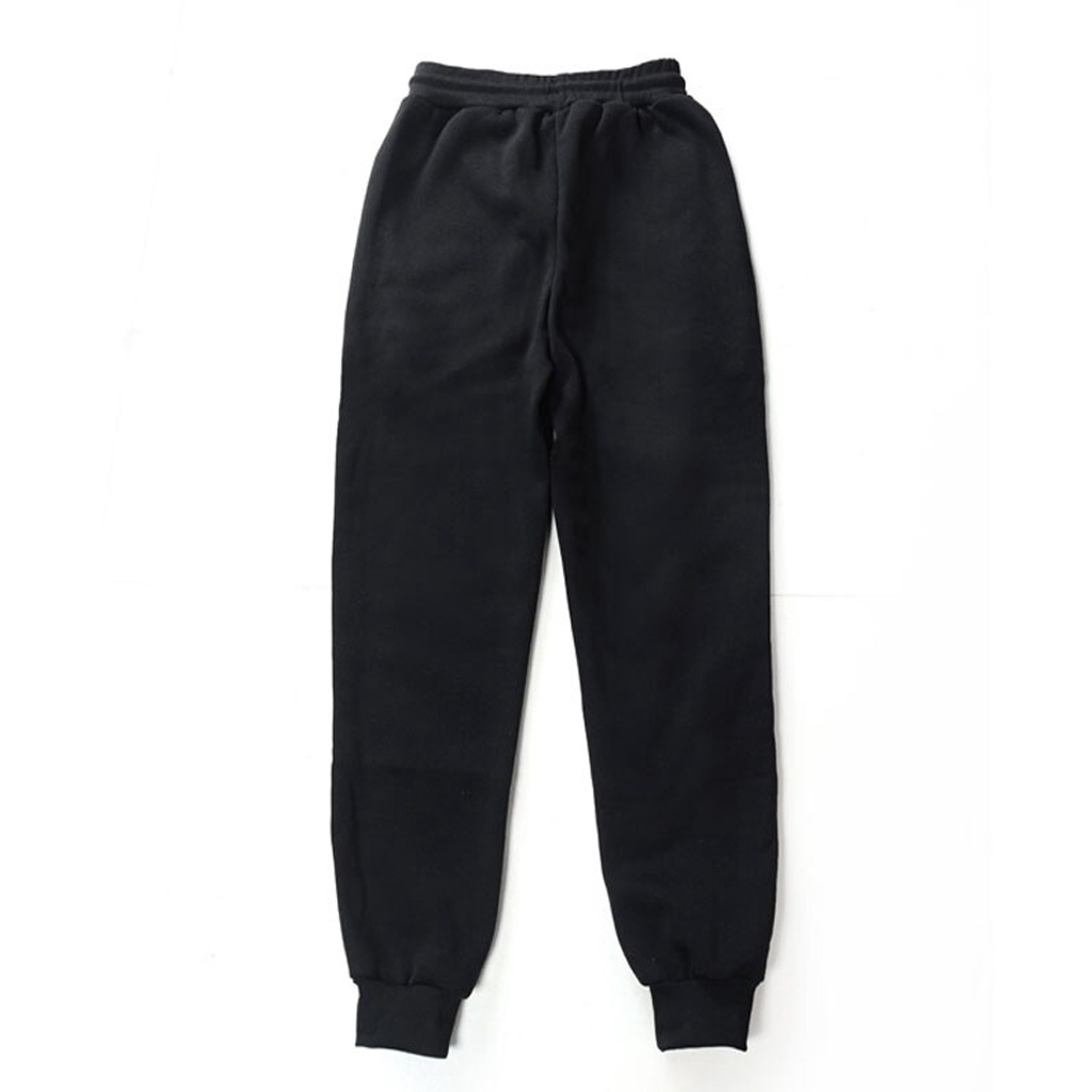 Quần Nữ Bo Gấu CUTEZOO Quần Jogger Drew cá tính 2 màu Đen Xám