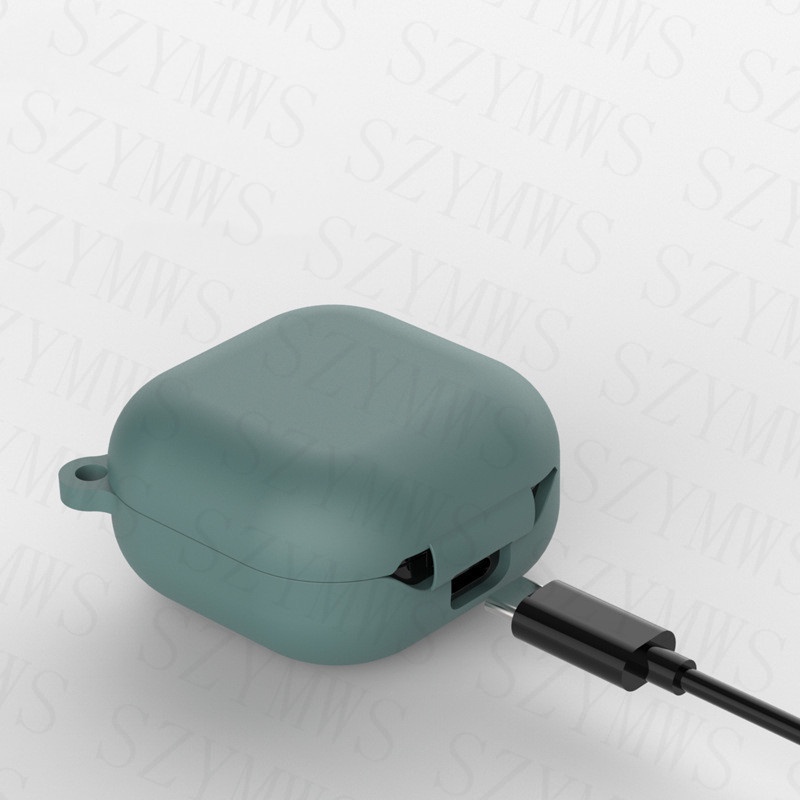 Vỏ Bảo Vệ Hộp Sạc Tai Nghe Samsung Galaxy Buds Pro / 2 / 2 Pro Bằng Silicon Mềm Kèm Móc Khóa Tiện Dụng