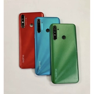 Vỏ Realme 5i xương benzen khay sim kính cam