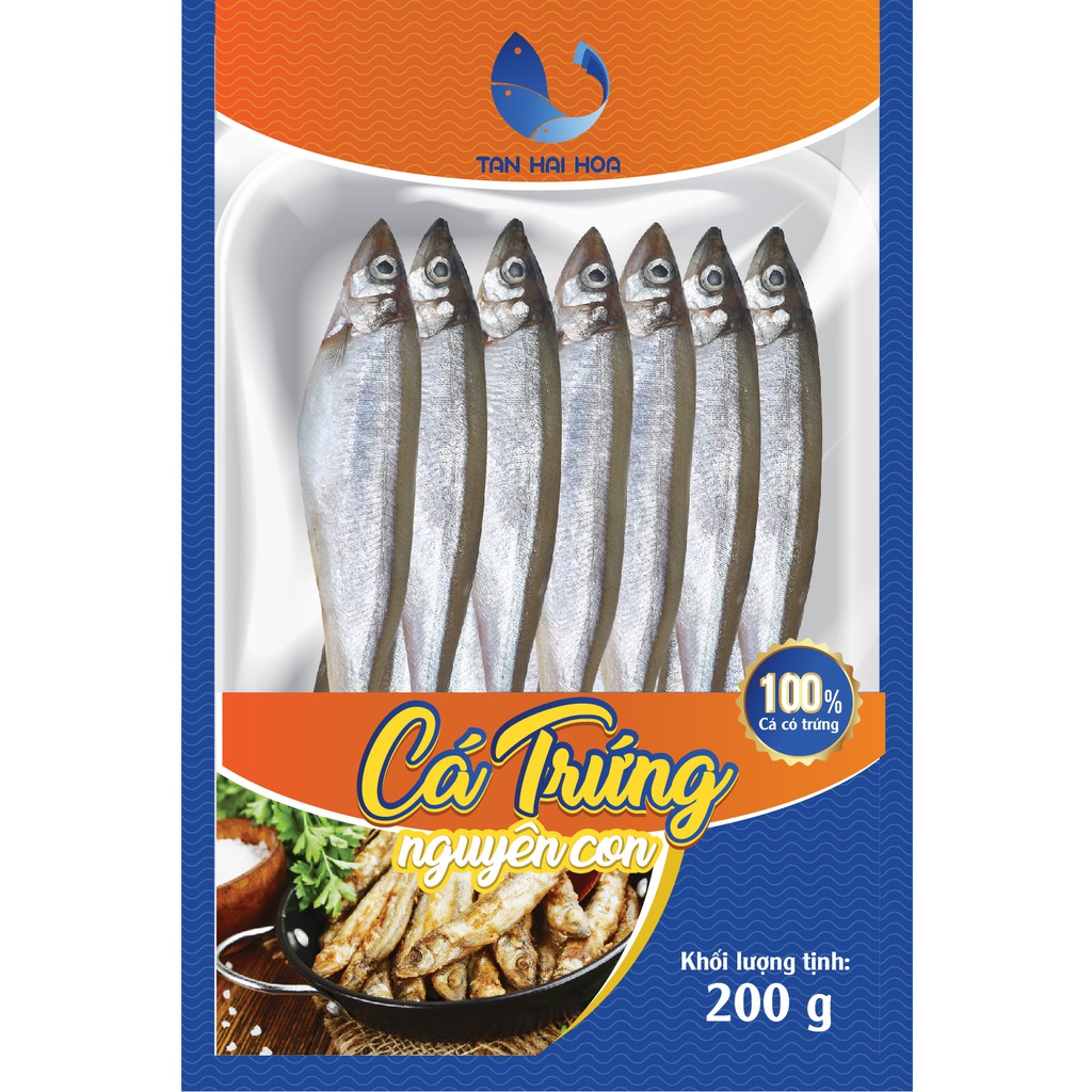 [Giao nhanh TP.HCM] Cá trứng Tân Hải Hòa (Khay 200g)