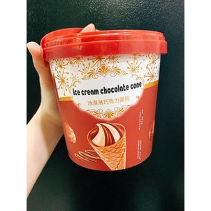 Bánh Xô Kem Ốc Quế Đỏ Socola 158g - Ngon Mê Ly