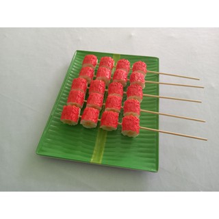 Cua hoàng đế_mô hình xiên que bằng nhựa