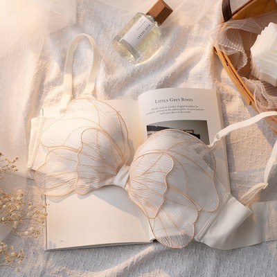 Bộ đồ lót  bèo ren mút xoài có gọng đệm vừa 2021