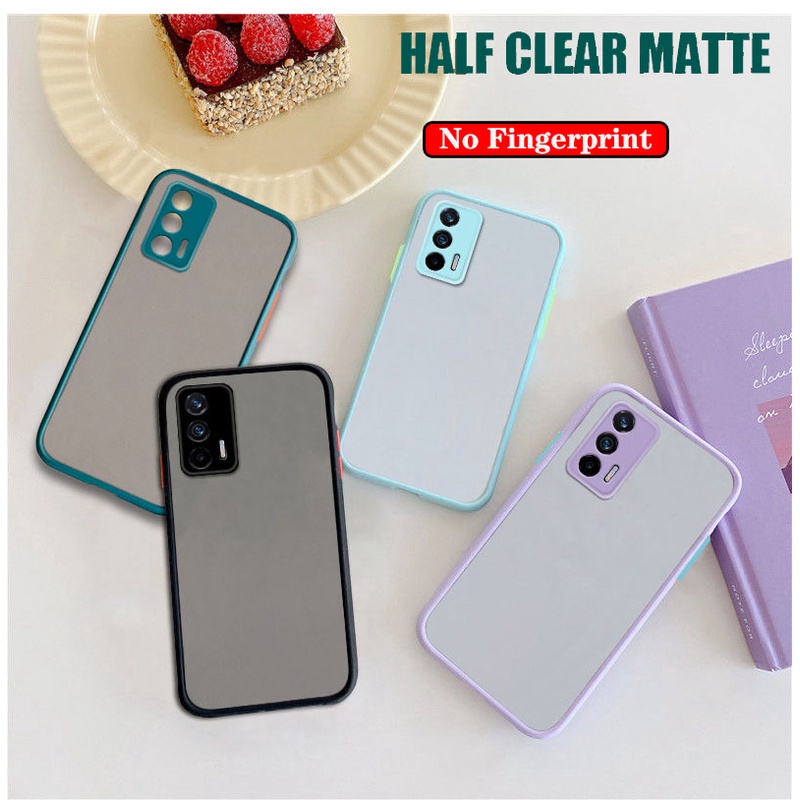 Ốp Điện Thoại Trong Mờ Chống Sốc Bảo Vệ Camera Cho Realme 8 Pro GT Neo Q3 Pro 5G