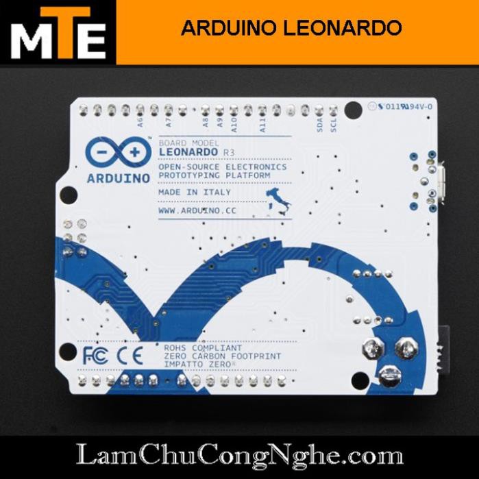 Mới! Mạch phát triển arduino Leonardo R3 giả lập cổng USB, chuột, bàn phím, tay cầm chơi game ...