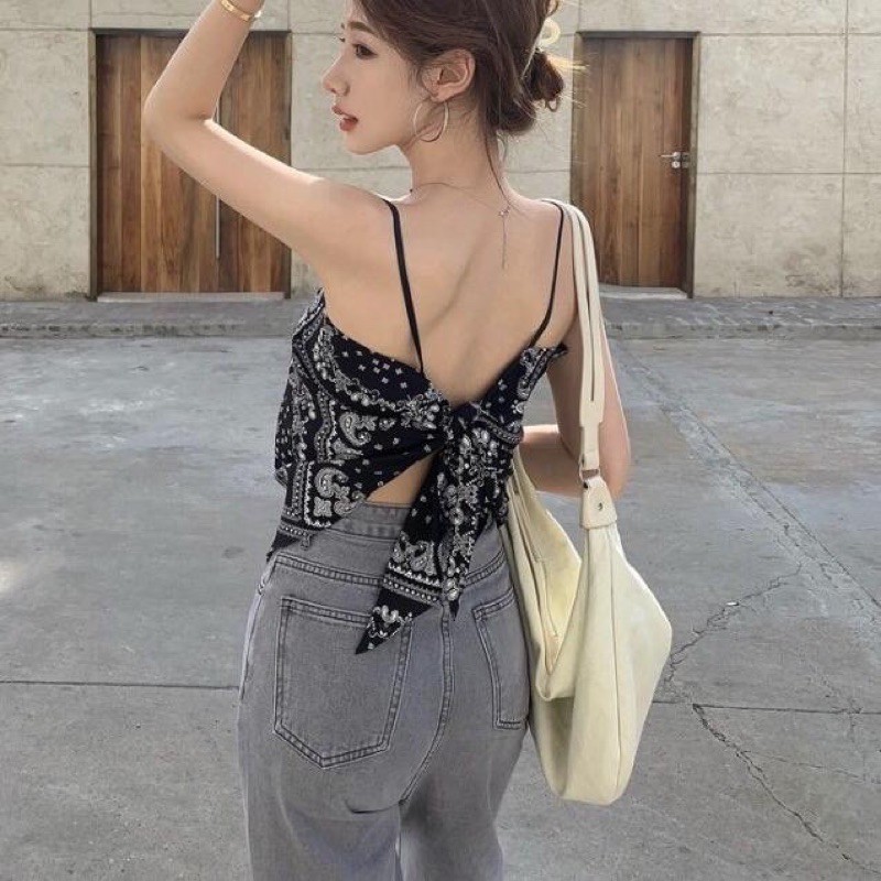 áo yếm buộc nơ .xinh vch luôn ah