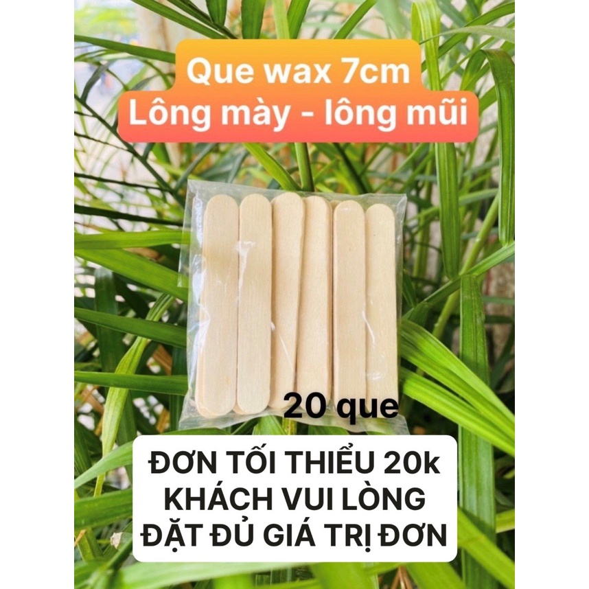 Que gỗ wax lông tay chân lông mũi mày