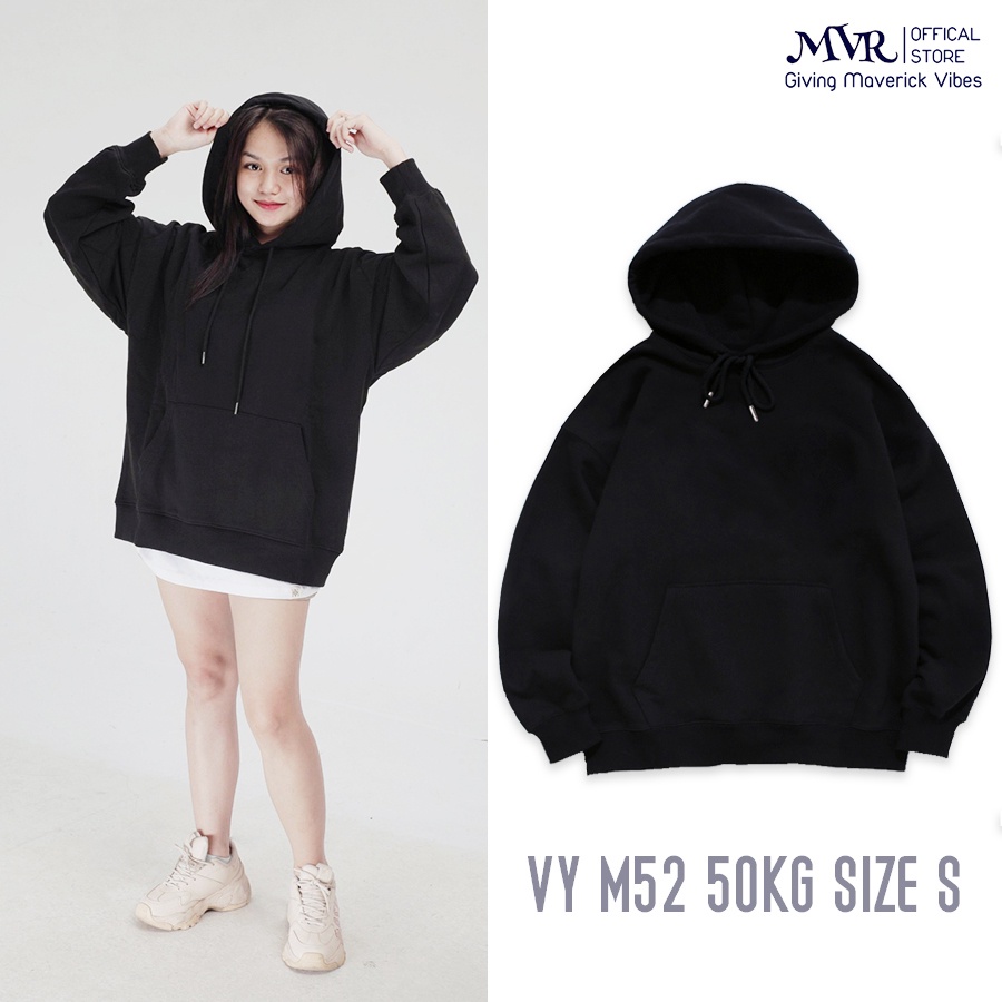 ÁO KHOÁC HOODIE TÚI TRƠN vải da cá cao cấp chống nắng màu hồng trắng kem đen xám form rộng basic unisex nam nữ MVR