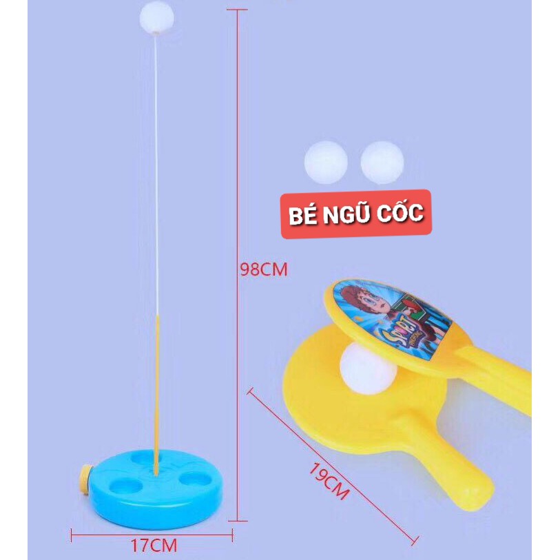 Bộ bóng bàn mẫu hoạt hình dễ thương gần gũi với bé quà tặng cho bé trẻ em