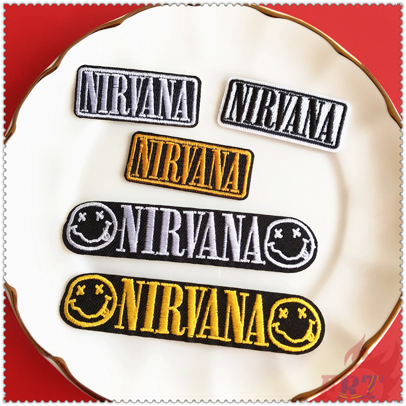✿ Rock and Roll Band：NIRVANA Patch ✿ 1Pc Rock Band Diy Embroidery Patch Sew on Iron on Badges Patches
