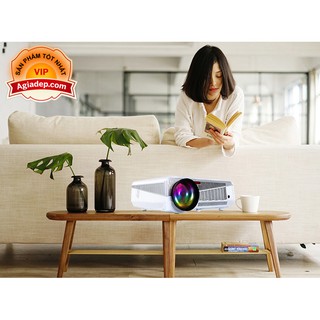 Máy chiếu Projector OSON A6 cao cấp (Độ nét rất cao) - Có hệ điều hành Android + Giá treo