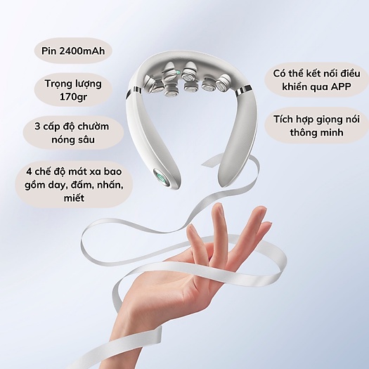 Máy Massage Cổ SKG G7 - Pro / SKG 4098E / SKG K5 - Pro / SKG K6E Bảo hành 1 năm - Hàng Chính Hãng