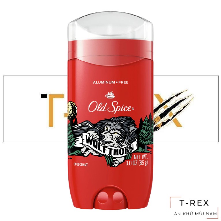 [NEW VERSION] Lăn Sáp Khử Mùi Old Spice WOLFTHORN 85g (Sáp Xanh)