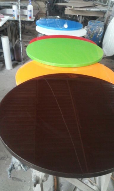 Mặt bàn cafe - trà sữa nhựa compusit 60cm