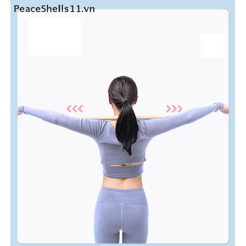 Gậy gỗ tập yoga điều chỉnh tư thế lưng vai đa năng