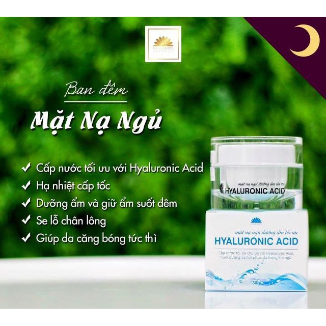 Mặt nạ ngủ dưỡng ẩm Narguerite - DƯỠNG ẨM TỐI ƯU, MÁT DỊU, NUÔI DƯỠNG LÀN DA MỀM MỊN