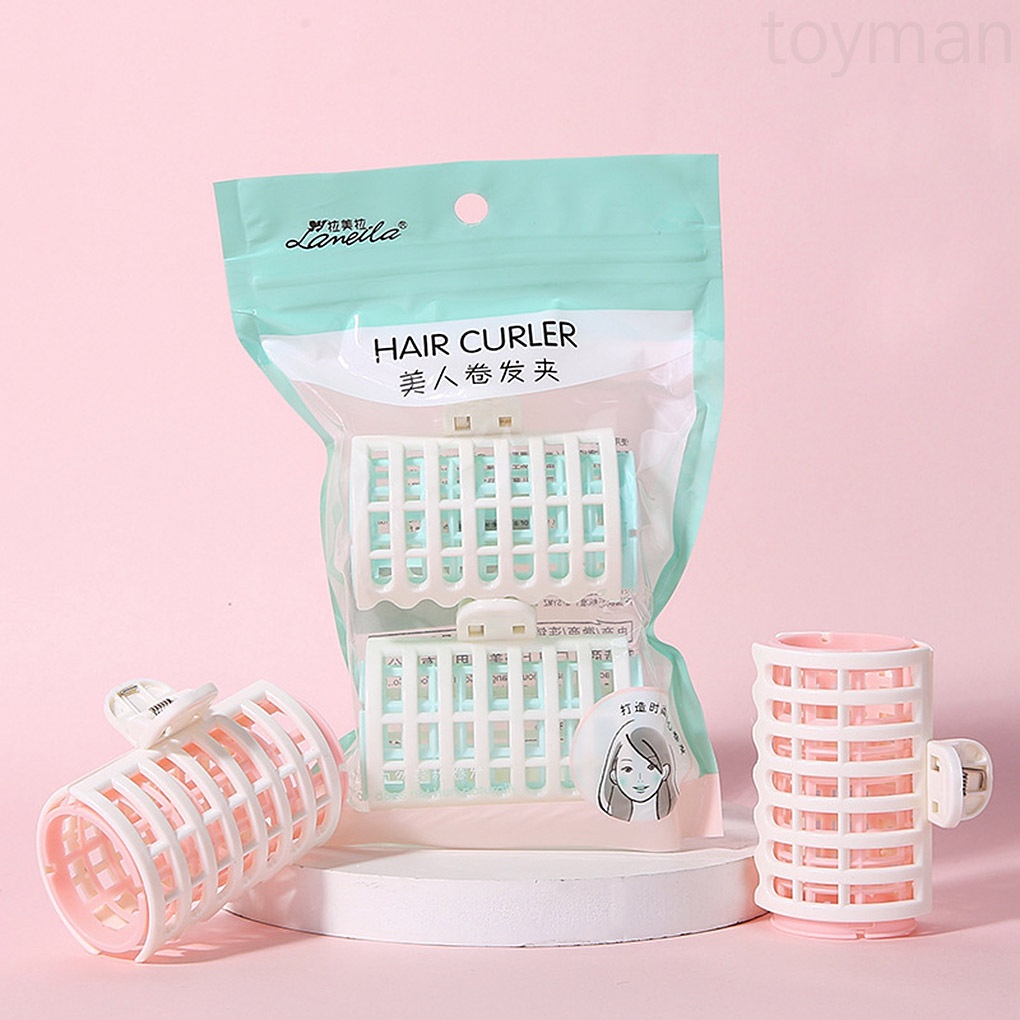 [Hàng mới về] Set 2 dụng cụ uốn tóc gợn sóng màu sắc giao ngẫu nhiên DIY