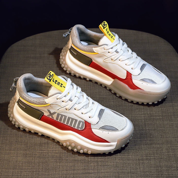 Giày Thể Thao Đế Dày Phối Lưới Thoáng Khí Năng Động Thời Trang Cho Nữ