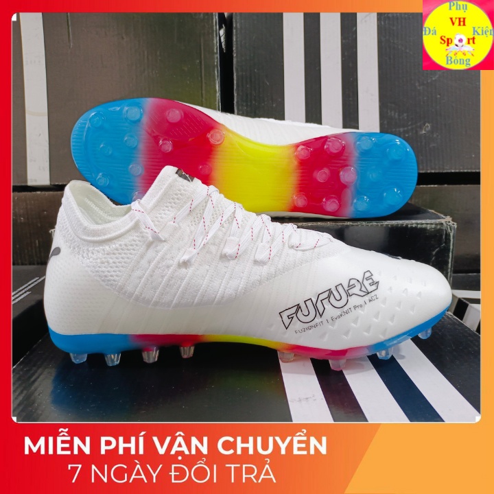 Giày đá bóng sân cỏ tự nhiên Puma Futrue Z1.3 MG Trắng