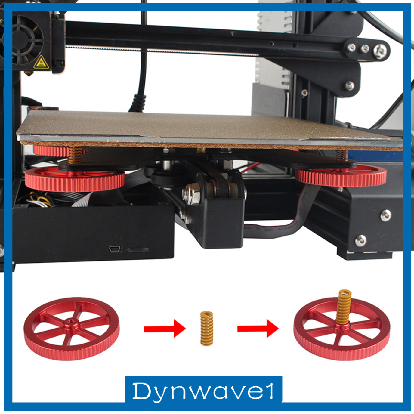 [DYNWAVE1]3D Printing Double-sided Textured PEI Spring Steel Plate w/Magnetic Base