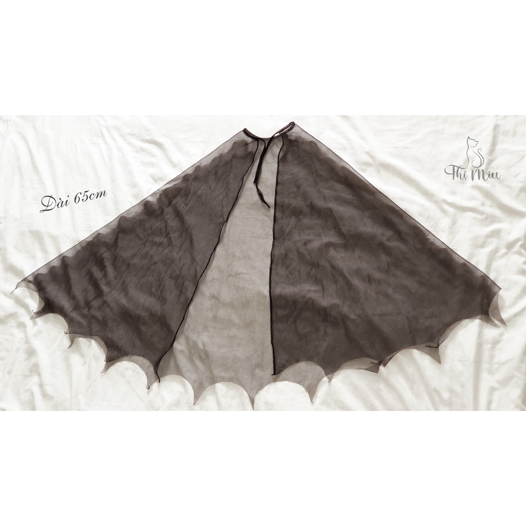 Áo khoác voan CÁNH DƠI - COSPLAY - HALLOWEEN