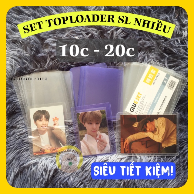 [SET TIẾT KIỆM] TOPLOADER B8 A7 BẢO VỆ PHOTOCARD BỌC CARD - Cáo nuôi Rái Cá
