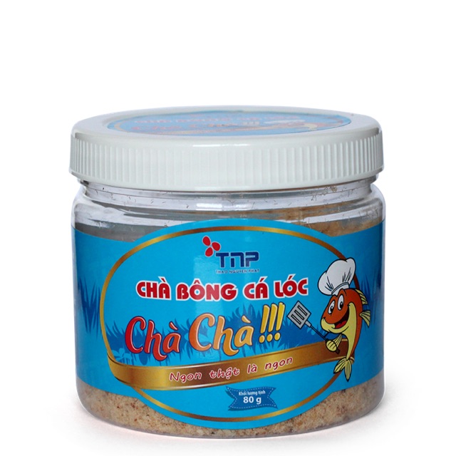 CHÀ BÔNG CÁ LÓC CHÀ CHÀ TNP 80G