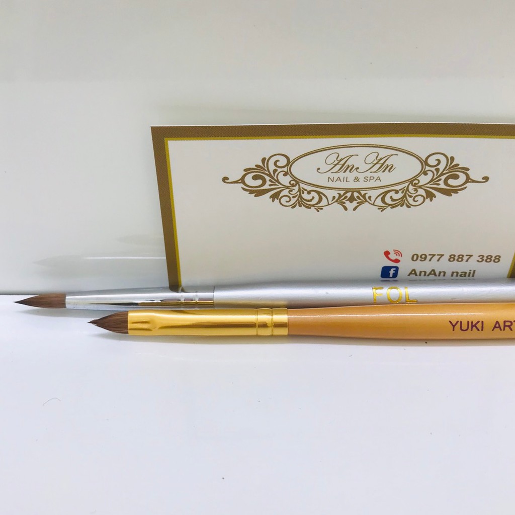 Hai Cọ Làm Hoa Nổi Fol và Yuki Chính Hãng, Cọ Nặn Hoa Bột