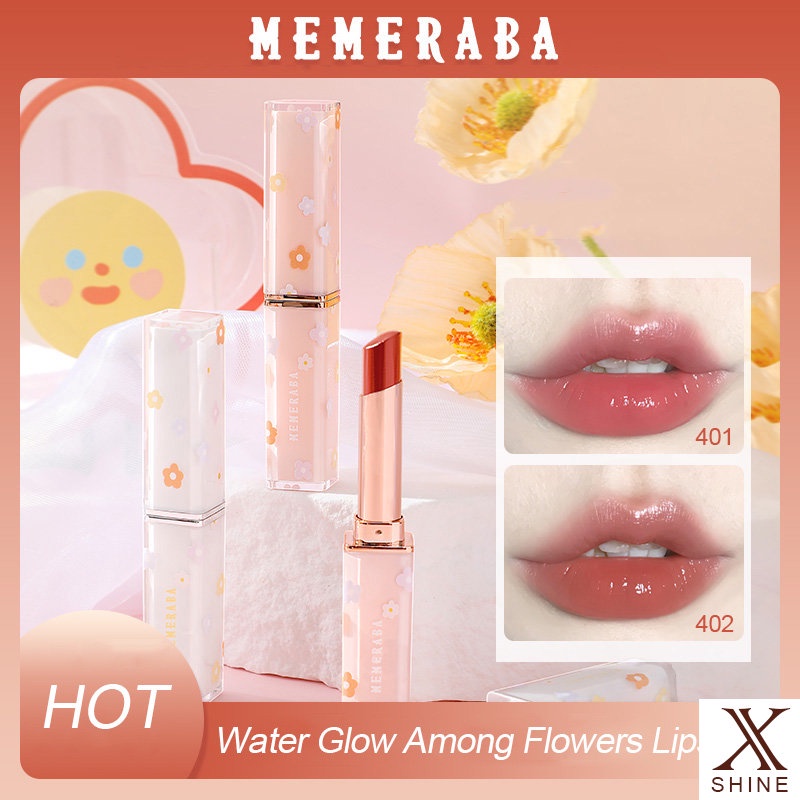 Son Thỏi Bóng MEMERABA Water Glow Among Flowers Lipstick