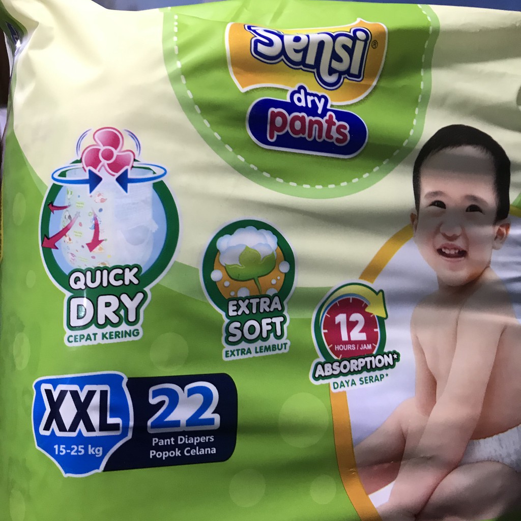 Quần Tã Khô Mềm Mại Xl24 Xxl22 / Pampers Sensi Xl24 Xxl22