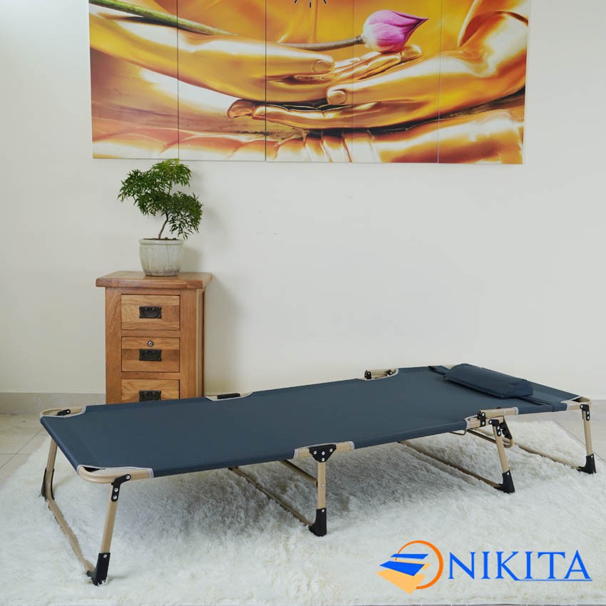 Giường xếp văn phòng - Có sẵn nệm chiếu T135 - Chính hãng NIKITA