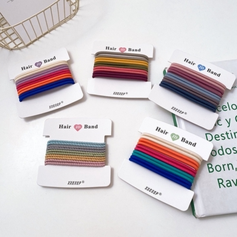 Dây cột tóc màu kẹo thời trang Hàn Quốc đơn giản