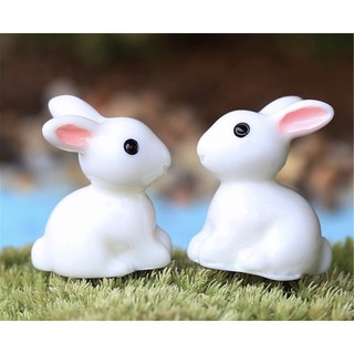 Thỏ ngọc trang trí tiểu cảnh