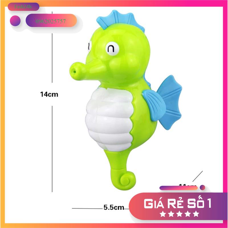 Động Vật Cá Ngựa Cho Bé - Lên Dây Cót - Đồ Chơi Nhà Tắm - Màu Ngẫu Nhiên- An Toàn