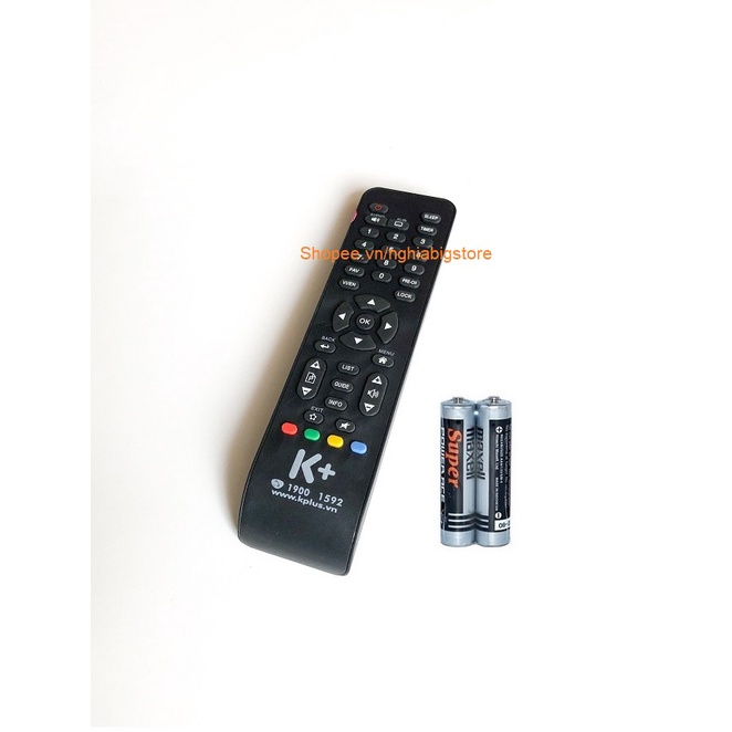 Remote Điều Khiển Đầu Thu TV K+ Truyền Hình Số HD