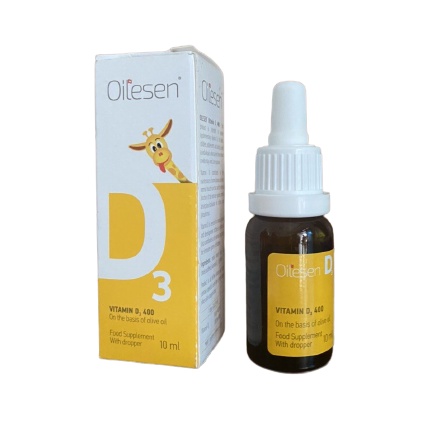 [CHÍNH HÃNG] Oilesen Vitamin D3 400 – Bổ Sung Vitamin D3 Cho Trẻ Sơ Sinh Đến Từ Thụy Sỹ