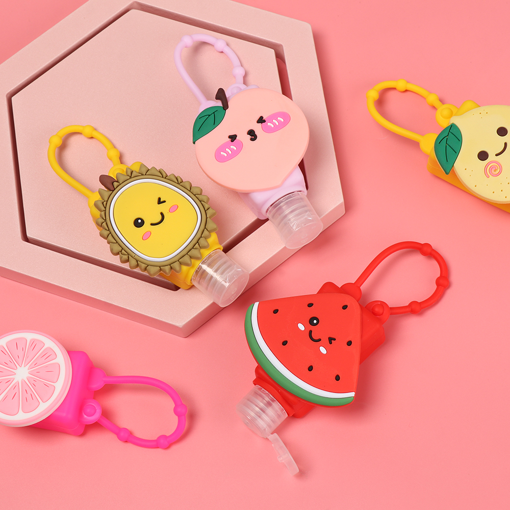 Vỏ Bọc Chai Lọ Đựng Nước Rửa Tay Bằng Silicone Có Thể Đổ Đầy Tiện Lợi 30ML