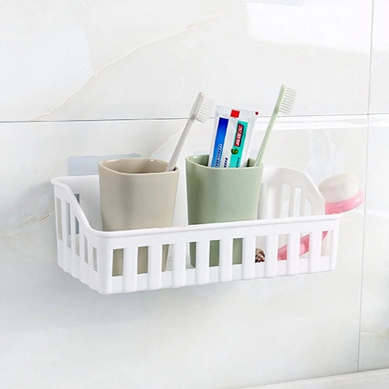 Kệ đựng đồ gắn tường tiện lợi phù hợp để sử dụng cho phòng tắm