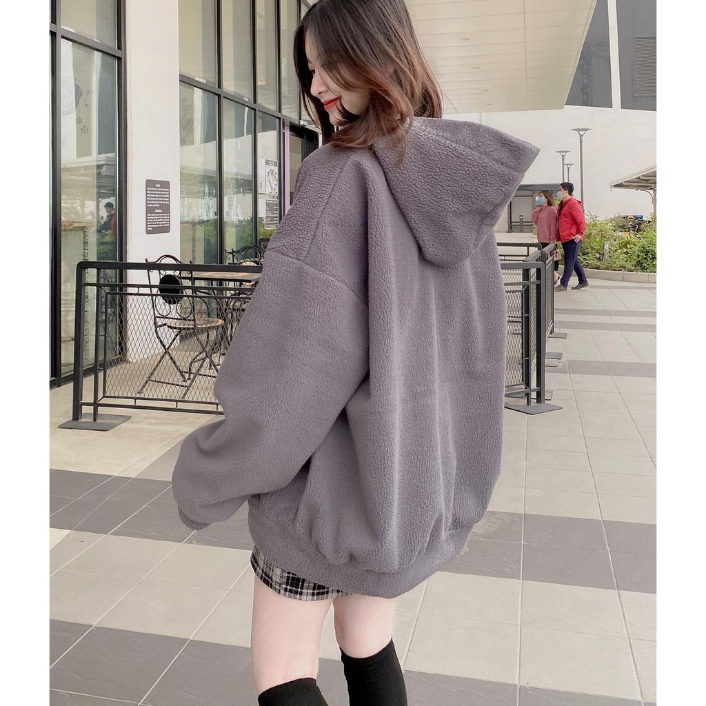 Áo khoác lông cừu có mũ FIINTASY ENT.666 - Made by Fiin | BigBuy360 - bigbuy360.vn