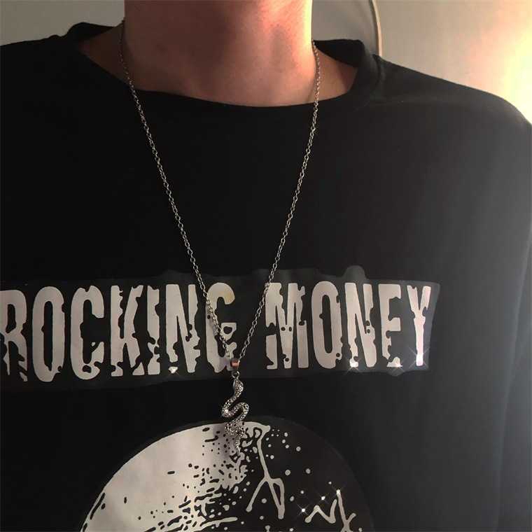 Dây Chuyền Mặt Hình Rắn Phong Cách Hip Hop 2835