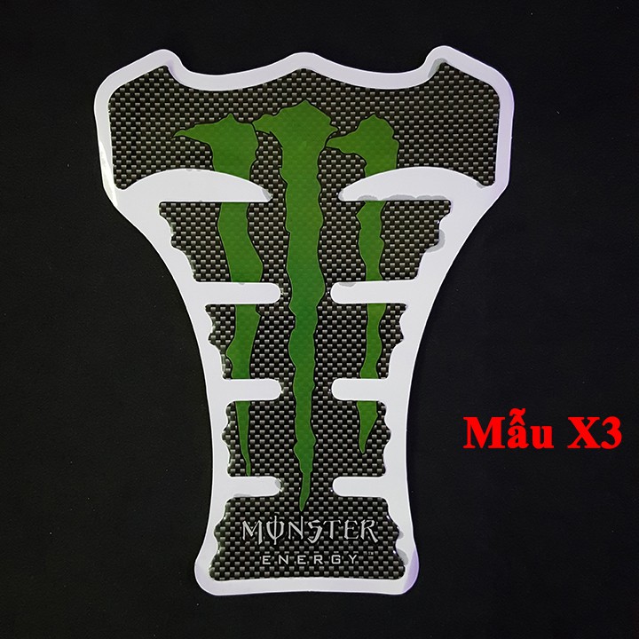 Tem dán bình xăng logo MONSTER ENERGY