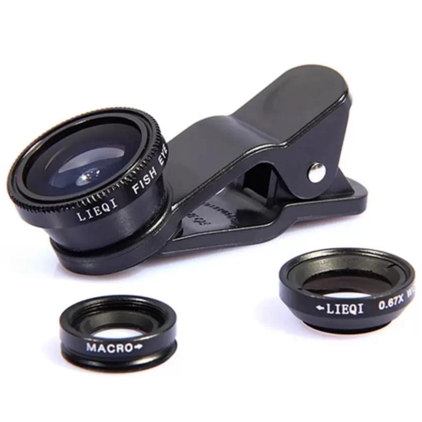 Lens chụp hình cho điện thoại 3 trong 1 Universal Clip Lens | BigBuy360 - bigbuy360.vn