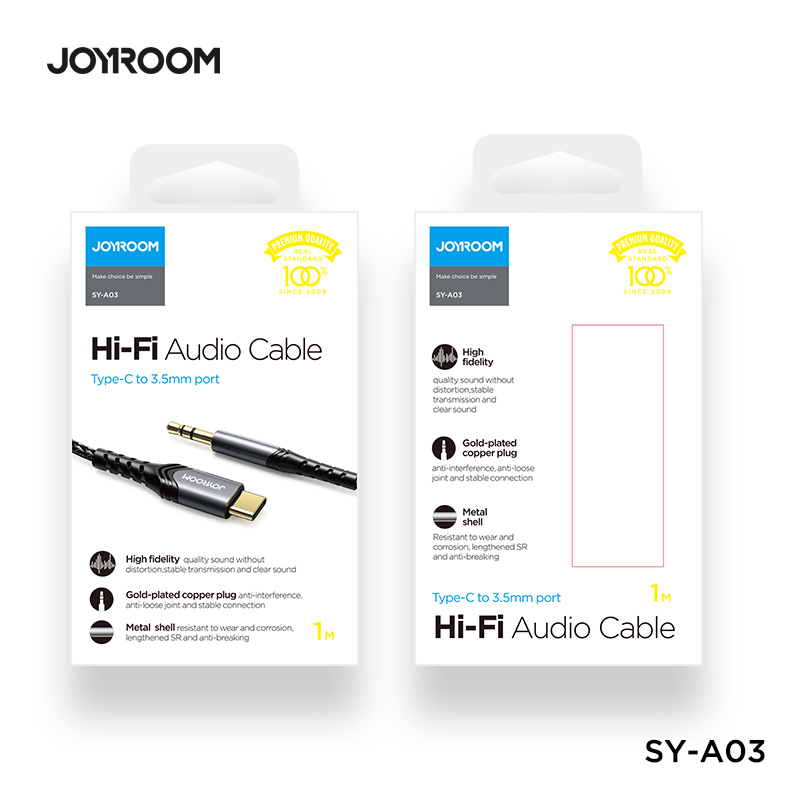 Joyroom Cáp USB C sang 3.5mm Âm thanh nổi AUX Tai nghe Loại C Bộ chuyển đổi âm thanh 3.5 Jack cho Samsung S20 Huawei Xiaomi Note 8 Loa micrô trên ô tô Bộ khuếch đại Truyền âm thanh