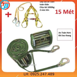 Dài 15M - Thang dây thoát hiểm cho nhà cao tầng - Tải trọng 300kg