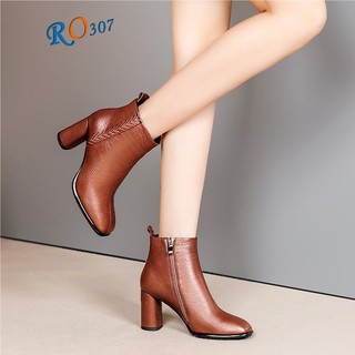 GIÀY BOOT CAO CỔ RO307 CAO 6,5CM
