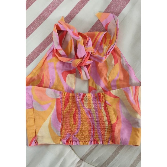 Áo Lửng Croptop Zara Authentic sz Xs, new 98%