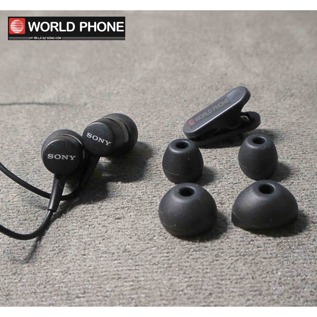 Tai nghe Sony MH750 Jack 3.5mm, có mic, kèm nút tai, tặng hộp đựng tai nghe